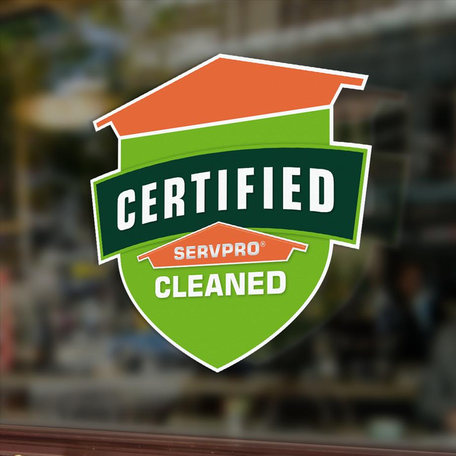 Certified SERVPRO CLEANED